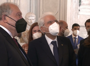 В резиденции президента Италии открылась выставка работ выдающихся армянских художников