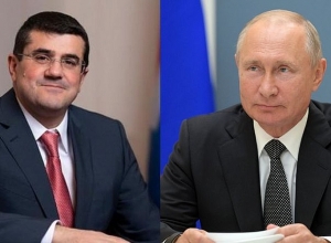 Արցախում բարձր ենք գնահատում Ձեր մասնակցությունը ռազմական գործողությունների դադարեցման գործում․ Արցախի նախագահը՝ Պուտինին