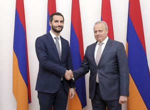 Рубен Рубинян принял посла РФ Сергея Копыркина