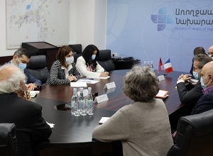 Առողջապահության նախարարն ընդունել է Ֆրանսիայի նորանշանակ դեսպան Անն Լույոյին