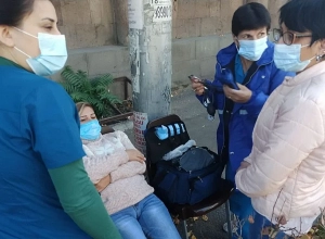 Շղթայական ավտովթար՝ Արշակունյաց փողոցում․ բուժօգնություն են ցույց տվել Մարալ Նաջարյանին