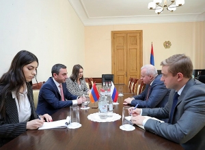 Իշխան Սաղաթելյանն ընդունել է ՌԴ դեսպան Սերգեյ Կոպիրկինին