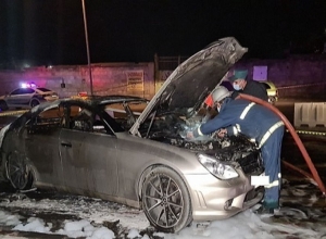 Այրվել է «Mercedes-Benz CLS» մակնիշի ավտոմեքենա