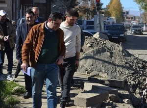 Հիմնանորոգվում է Ստեփանավանի Բաղրամյան փողոցն` իր բոլոր ենթակառուցվածքներով