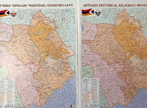 Մայր Աթոռ Սուրբ Էջմիածնի հրատարակչությունը լույս է ընծայել «Արցախի հոգևոր-պատմական հուշարձանները» խորագրով քարտեզ