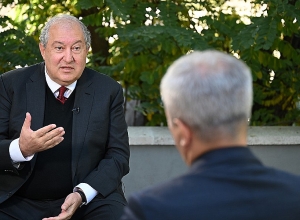 Для меня как президента страны очень важно, чтобы не было напряжения на улицах: Интервью Армена Саркисяна телеканалу РБК