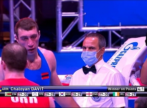 Դավիթ Չալոյանը հաղթեց ուկրաինացի բռնցքամարտիկին և մտավ 1/8 եզրափակիչ