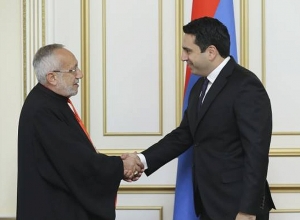 Председатель НС РА принял Армянского Католического Патриарха Дома Киликийского