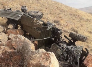 ՌԴ սահմանապահ զորքերի բեռնատարը, Տիգրանաշենի ոլորաններում մոտ 150 մետր մի քանի պտույտ շրջվելով, հայտնվել է ձորում