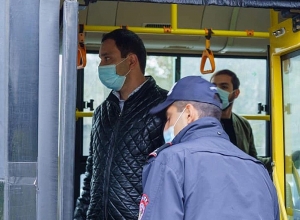 Խախտում են հայտնաբերել՝ 2 ուղևոր դիմակ չի կրել