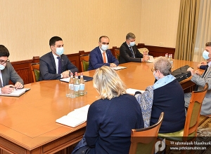 Ռուստամ Բադասյանը հանդիպել է ՀՀ-ում ԵՄ պատվիրակության ղեկավար, դեսպան Անդրեա Վիկտորինին