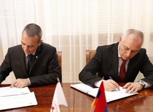 ՀՀ ԱԻՆ-ի և Հայաստանում ԿԽՄԿ պատվիրակության ղեկավարները համագործակցության փաստաթուղթ են ստորագրել