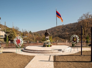 Աճարկուտ համայնքում բացվել է Արցախյան 44-օրյա պատերազմում զոհված Դավիթ Շահնազարյանի կիսանդրին