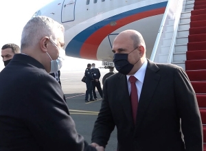 Мгер Григорян встречает Мишустина и остальных участников ЕАЭС