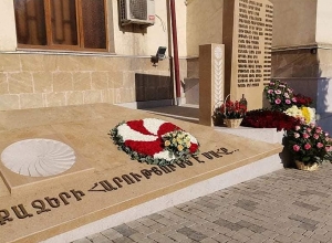 Ստեփանակերտում բացվել է ԱԱԾ զոհված ծառայողների հիշատակին նվիրված հուշակոթող