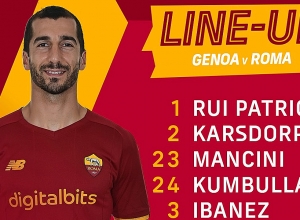 Ուղիղ. «Ջենոա» - «Ռոմա». Հենրիխ Մխիթարյանը կմասնակցի խաղին