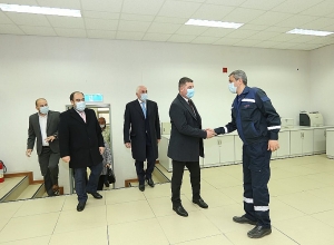 Գնել Սանոսյանն այցելել է   «Երևան ՋԷԿ» ՓԲ ընկերություն