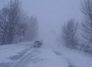 Ջաջուռի ոլորաններում ձնաբուք է