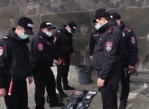 В преддверии зимы строевая инспекция в ереванском полку патрульной службы