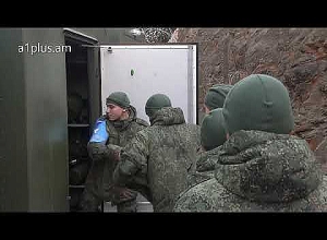 Миротворцы отработали действия в наблюдательном пункте НК с применением БТР-82А