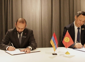 Արարատ Միրզոյանը Ղրղզստանի գործընկերոջ հետ համագործակցության ծրագիր է ստորագրել