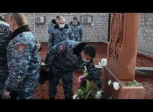 В Овташате освятили хачкар памяти жертв Арцахской войны