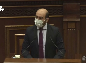 Егише Согомонян 68 голосами за, 24 против избран членом Счётной палаты