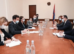 Ֆինանսների նախարարն ընդունել է  Ֆրանսիայի դեսպան Անն Լույոյին