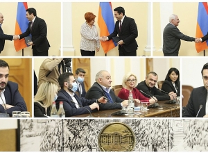 ՀՀ ԱԺ  հուշամեդալով են պարգեւատրվել Հանրային հեռուստաընկերության աշխատակիցներ