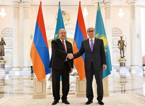 Արմեն Սարգսյանը շնորհավորել է Ղազախստանի նախագահին` երկրի անկախության 30-ամյակի առթիվ