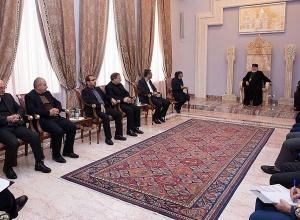 Կաթողիկոսն ընդունել է Իրանի մեջլիսի Իրան-Հայաստան պատգամավորական բարեկամության խմբի անդամներին