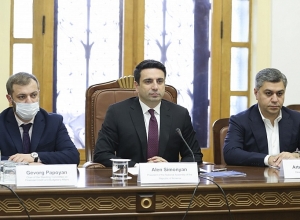 Ален Симонян принял делегацию Меджлиса Ирана