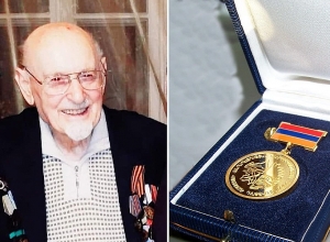 Պրոֆեսոր Ռիանոս Մկրտչյանին 100-րդ տարեդարձի կապակցությամբ շնորհվել է ոսկե մեդալ