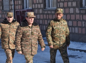 Գեներալ-մայոր Հարությունյանը այցելել է N զորամիավորման հրետանային ստորաբաժանումներ