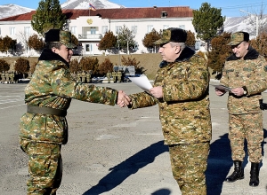 N զորամասի մի շարք զինծառայողներ պարգևատրվել են պետական և գերատեսչական մեդալներով