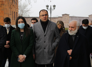 Делегация во главе с министром юстиции Грузии посетила Первопрестольный Святой Эчмиадзин и УИУ «Армавир»
