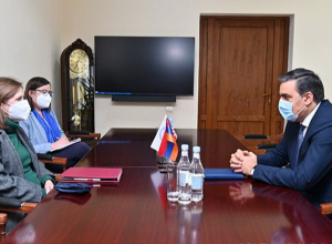 Арман Татоян встретился с послом США в Армении