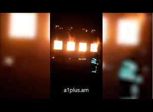 В Мартакертской школе вспыхнул пожар