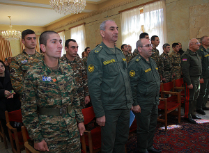 Զինվորների պարգեւատրություն՝ Ս. Սարգսի տոնի առթիվ