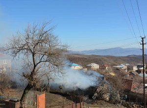 Խնձրիստանում  ամբողջությամբ այրվել է երկհարկանի  տուն