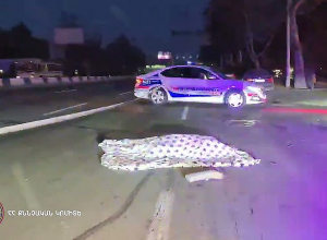 Наезд на проспекте Аршакуняц