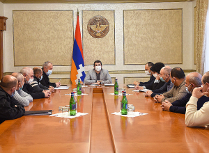 ԱՀ նախագահն ընդունել է Արցախյան երրորդ պատերազմում զոհված և անհայտ կորած զինծառայողների հարազատներին