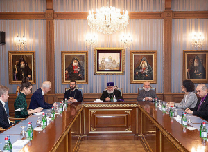 Ամենայն Հայոց Կաթողիկոսը ընդունել է Գերմանիայի դեսպան Ստեֆան Դիոնիի գլխավորած պատվիրակությանը