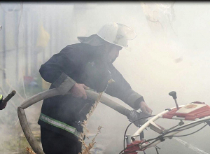 Ստեփանակերտ քաղաքի Աջափնյակ թաղամասում հրդեհ է բռնկվել