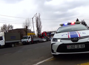1-го Марта Дорожная полиция провела усиленную службу в городе Абовяне