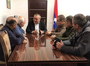 Արցախի խորհրդարանի ղեկավարը այցելել է Երևանում Արցախի օպերատիվ շտաբ