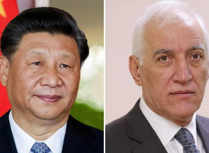 Президент Китая Си Цзиньпин поздравил Ваагна Хачатуряна