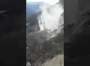 Քարաթափում Խոտ-Որոտան նոր կառուցվող ճանապարհին