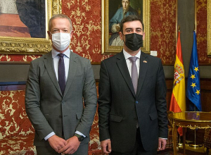 Դեսպան Սոս Ավետիսյանն Իսպանիայի Սենատի նախագահին ներկայացրել է Արցախում հումանիտար ճգնաժամը