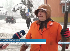 Արցախում առատ ձյան պատճառով ավտոբուսները Երևան չեն եկել